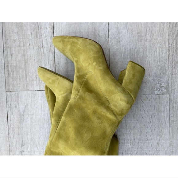 COPY - Prada Suede over the Knee yellow/green boot size 40IT - Picture 5 of 13